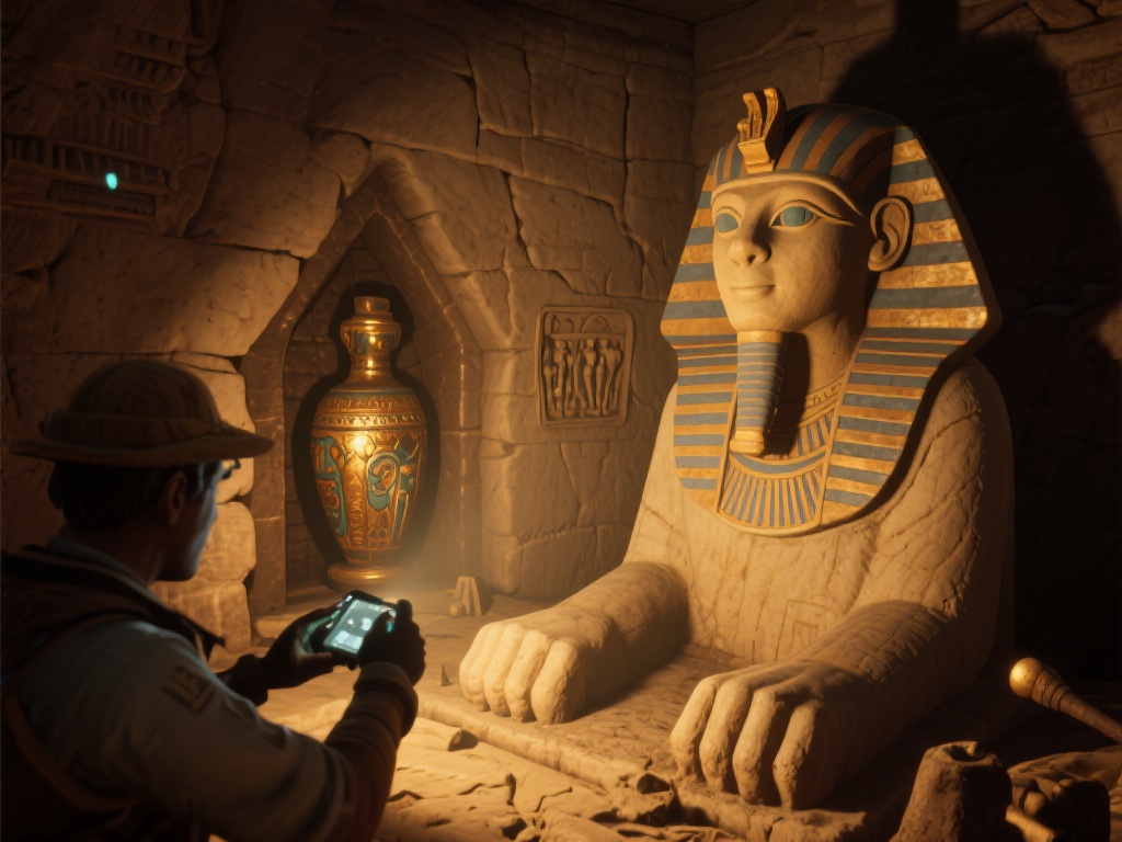 在游戏中，你可能会遇到象征智慧的斯芬克斯，或者解锁