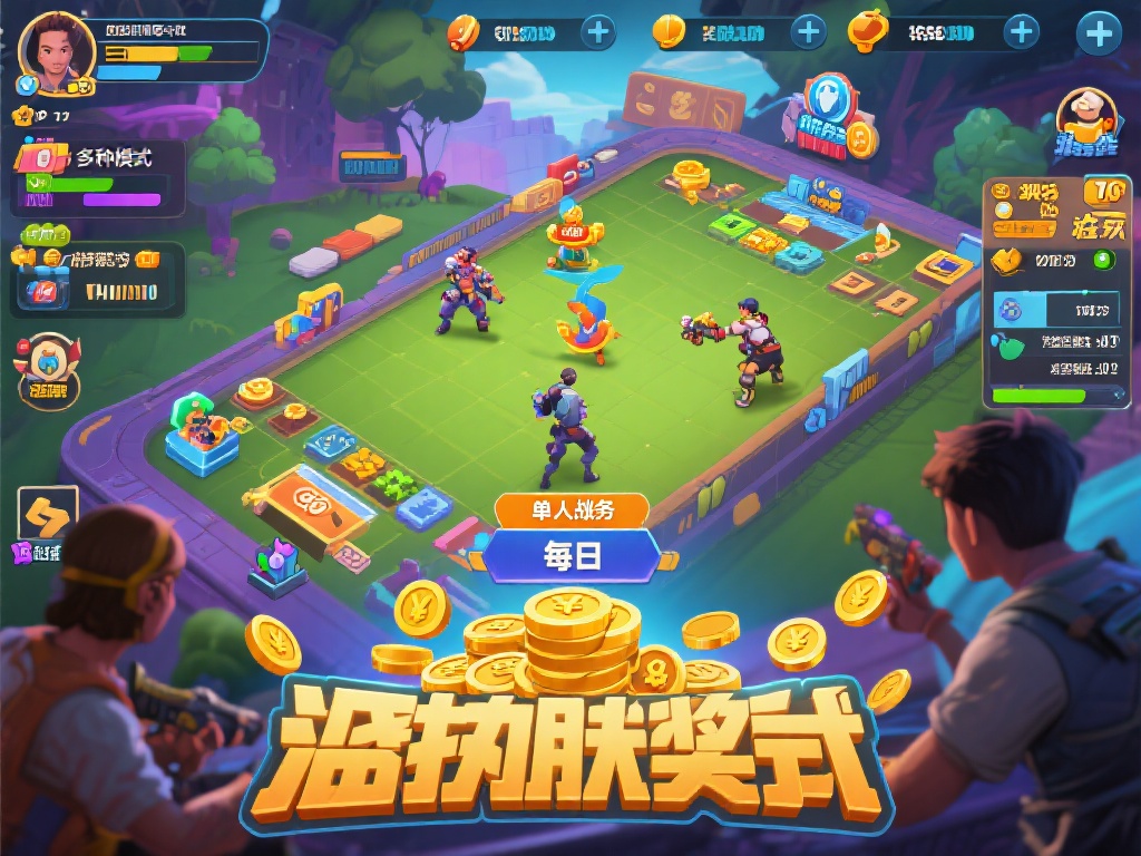 更值得一提的是，这款游戏还加入了多种模式和奖励机制