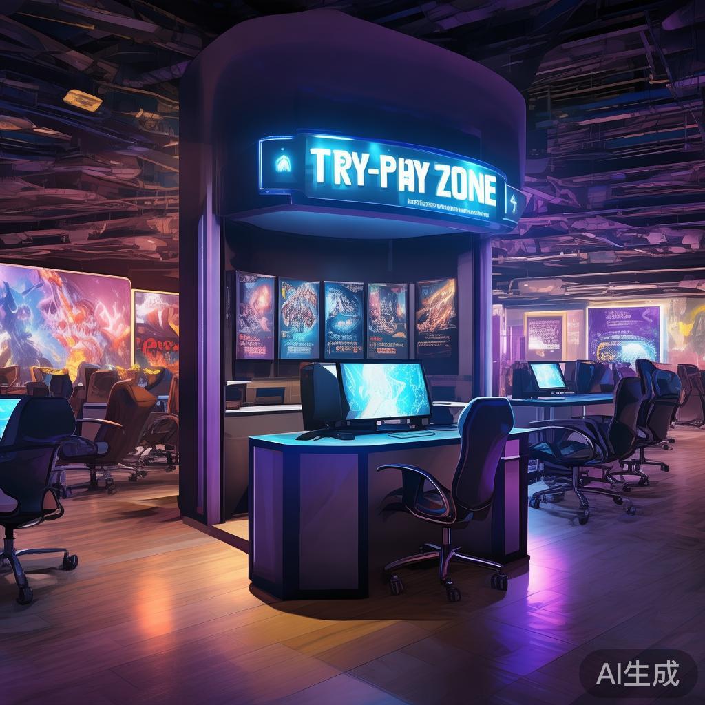 提供试玩账号：在游戏平台设立专门的试玩区或设定试玩